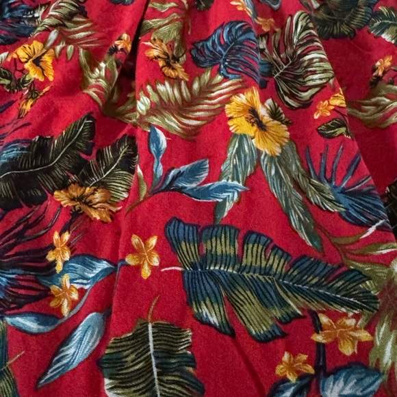 Tropical print tube top, knee length dress, size 8-10 - Picture 5 of 5
